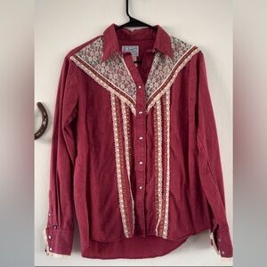 Vintage rock mountranch western shirt